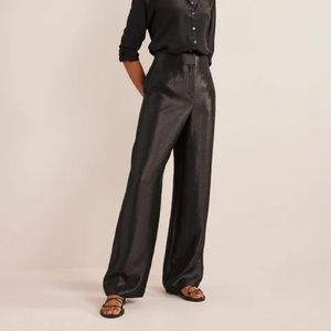 Boden High Rise Palazzo Pants R0269DDN32 34 in